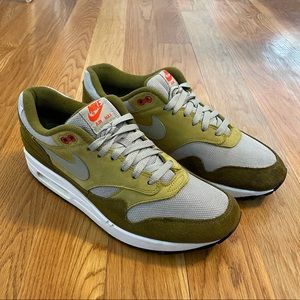 Nike AirMax 1 Premium Retro Green Curry mens